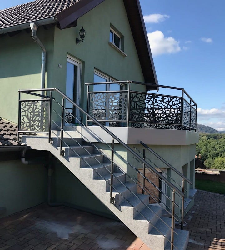 grillage de maison